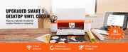Load image into Gallery viewer, Amocart Vinyl Cutter Machine Computer Windows Software 3 Blades Pen Holder 14Inch 375MM Max Paper Feed Printer Cutting Plotter
