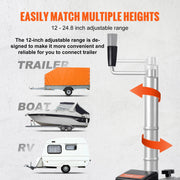 Bild in Galerie-Viewer laden, Amocart 5000lbs Electric Trailer Dolly 12V Trailer Jockey Wheel with 22 ft/min Speed &amp; Adjustable Height for Moving Caravan
