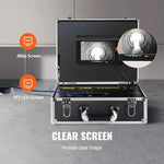Amocart Sewer  7" Screen Pipeline Inspection  w/DVR Function Waterproof  w/12 Adjustle LEDs and 16GB SDCard