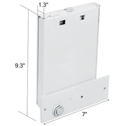 Bild in Galerie-Viewer laden, Amocart Murphy Wall Bed Hardware Kit Spring Mechanism Horizontal Stainless queen Size With 2 Steady Bed Legs Quick Set Up White

