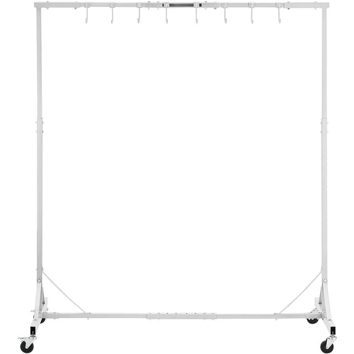 Amocart 66 lbs Painting Drying Rack 5-7ft Adjustable Height Automotive Paint Rack Stand with 8 Hooks for Auto Repair Shops