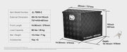 Charger l'image dans la visionneuse de galerie, Amocart Trailer Tongue Box Aluminum Alloy Tongue Box Tool Chest Heavy Duty Trailer Box Utility Trailer Tongue Box for Pickup
