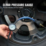 Amocart Tire Inflator Compressor 6-10 CFM Heavy Duty Air Compressor Dual-Cylinder 150PSI Air Pump with Adapters for Trucks Car