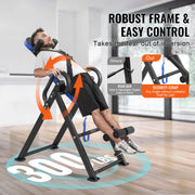 Bild in Galerie-Viewer laden, SucceBuy Inversion Table Heavy Duty Inversion Table Decompression Back Stretcher Machine Strength Training Equipment w/Headrest
