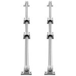 Amocart SFC 2PCS Linear Guide Rails SFC16 SFC20 1000/2000mm & 4 Slide Blocks High Load-Bearing for DIY CNC Routers Lathes Mills