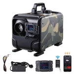 Amocart 8KW Car Heater 12V/24V All in One Diesel Air Heater Bluetooth/Display/CO Alarm Horizontal Diesel Heater for Vehicle RV