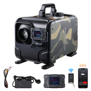 Charger l'image dans la visionneuse de galerie, Amocart 8KW Car Heater 12V/24V All in One Diesel Air Heater Bluetooth/Display/CO Alarm Horizontal Diesel Heater for Vehicle RV
