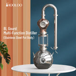 HOOLOO D8/15 Home Distiller Alcohol Distiller Hydrosol Essential Oil Still Copper Moonshine Apparatus Multifunctional Distiller