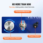 SucceBuy 2.6in/3.9in Mini Pottery Wheel 2 Turntables Ceramic Wheel Forming Machine Adjustable 0-300RPM Speed Detachable Basin