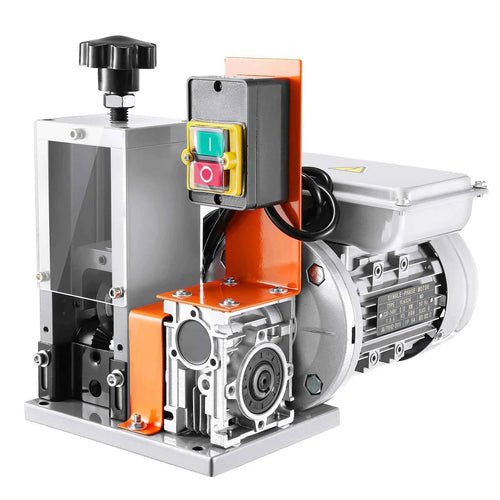 SucceBuy Electric Wire Stripping Machine 1.5-25mm Cable Stripper 180W 60ft/min 3 Feeding Holes Wire Peeler Scrap Copper Recycle