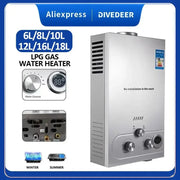 Load image into Gallery viewer, Gas water heater, natural gas, instant use, temperature display
