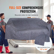 Load image into Gallery viewer, Amocart 12/24Packs Moving Blanket Recycled Cotton Heavy Duty Packing Shipping Mover Pads for Protect Furniture Floor Appliances
