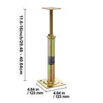 SucceBuy 4pcs House Floor Jacks 11.6-16" Adjustable 2500 lbs Support Beam Basement Galvanized Telescoping Jack Post for Leveling