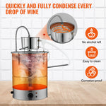 SucceBuy 30/50L Stainless Steel Alcohol Distiller Alcohol Still Essential Oil Brewing DIY Whisky Wine Brandy Distillery Home Use