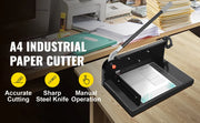 Bild in Galerie-Viewer laden, Amocart A4 12" Manual Paper Cutter Heavy Duty Guillotine Trimmer 300 Sheets Die Cutters for Home Office Laboratory Commercial
