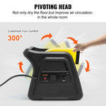 Amocart Pivoting Utility Fan 600 CFM High Velocity Floor Blower 300° Blowing Angle Air Mover for Drying Cooling Ventilating
