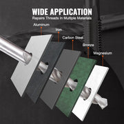 Bild in Galerie-Viewer laden, Amocart Helicoil Thread Repair Kit SAE Metric Rethreading Tool Kit HSS Drill Bits Thread Inserts Breakoff Installation Tools
