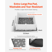 Bild in Galerie-Viewer laden, Amocart Dogs Whelping Box Plastic PVC Puppies Play Pen with Height Adjustable Door and Washable Pee Pad for Large Breed Dogs
