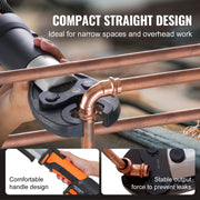Charger l'image dans la visionneuse de galerie, Amocart Press Tool 18V Electric Pipe Crimping Tool for 1/2" 3/4" 1" Copper Pipes Press Tool Kit with 3 Jaws 2Pcs Battery Compatible with Propress
