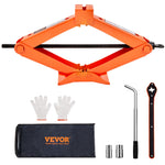 SucceBuy Scissor Jack 2.5Ton/5512 lbs Scissor Car Jack 3.7"-17.1" Lifting Range Scissor Lift Jack Portable Tire Jack for Car Etc