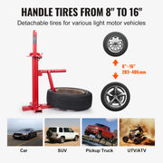 Bild in Galerie-Viewer laden, SucceBuy Portable Manual Tire Changer Bead Breaker Tool Portable Hand Bead Breaker Mounting Tool for Car Truck Motorcycle Garage
