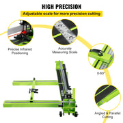 Charger l'image dans la visionneuse de galerie, Amocart Manual Tile Cutter Infrared Laser Positioning Floor Cutter Push Knife Professional Hand Tool for Cutting Porcelain

