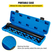 Charger l'image dans la visionneuse de galerie, Amocart Inner Tie Rod Tool Kit 12 Pcs Tie Rod Removal Tool 12 Pcs Crowfoot Adapters Master Inner Tie Rod Tool Set Tie Rods Tool
