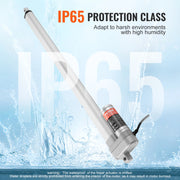Charger l'image dans la visionneuse de galerie, Amocart 12V Linear Actuator 3000N 500mm Waterproof IP65 Linear Motor 0.19"/s Linear Actuator with Mounting Bracket for Outdoor

