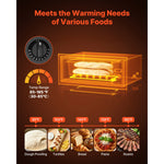 SucceBuy Commercial Electric Drawer Warmer Single-Drawer Stainless Steel Built-in Installation Drawer Cabinet for Restaurant
