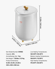 Bild in Galerie-Viewer laden, Amocart Towel Warmer Bucket 20L Heated Towel Warmer w/ LED Light Auto Shut off &amp; Temperature Setting Large Blanket Warmers SPA
