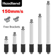 Load image into Gallery viewer, DC6V 12V 24V Small Linear Actuator 150MM/S 200MM Force 33Lbs Electric Motor For Cabinets Window Opener Robitcs With Free Bracket
