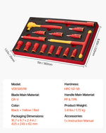 Amocart Insulated Screwdriver Set Professional Electrical Screwdriver Set 1000V Insulated Electrician Tool Set Magnetic Phillip