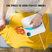 Bild in Galerie-Viewer laden, Amocart 9x9/12x10 in Portable Heat Press Machine DIY Shirt Printing Multifunctional Sublimation Transfer HTV Vinyl T-shirt Bag
