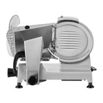 SucceBuy 10" 240W Commercial Meat Slicer w/ Carbon Steel Blade Built-In Sharpener & 0-0.47" Adjustable Thickness for Frozen Meat