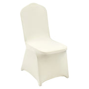 Charger l'image dans la visionneuse de galerie, Amocart 30/50PCS Ivory Stretch Spandex Folding Chair Covers Universal Fitted Chair Cover Removable Protective Slipcovers
