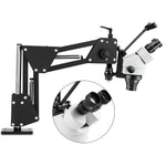 Amocart Micro Inlaid Mirror Multi-directional Micro-setting Microscope Jewelry Tools 0.7X-4.5X Super Clear Microscope Magnifier