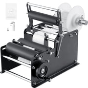 Charger l'image dans la visionneuse de galerie, Amocart Manual Round Bottle Labeling Machine 15-20pcs/min Adjustable Labeler for Bottles Dia 0.78-4.72 in (with Pressing Bar)
