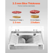 Charger l'image dans la visionneuse de galerie, Amocart 550W Meat Cutter Machine 350 lb/h Commercial Meat Cutting Machine Stainless Steel 3.5 mm Thickness for Home Restaurant
