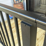 Premium High Quality Durable Black Aluminum Slat Fence Panels Customizable Length And Height Outdoor Privacy Fence