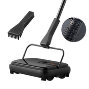 Bild in Galerie-Viewer laden, Amocart Manual Carpet Sweeper 7.87 in Sweeping Paths 300ml Dustbin Capacity w/ Comb for Home Rugs Hardwood Surfaces Wood Floors
