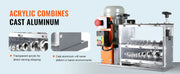 Charger l'image dans la visionneuse de galerie, Amocart Electric Wire Stripping Machine Cable Stripper Peeler 750W 1.5-32mm 10 Channels Acrylic+Aluminum Scrap Copper Recycling

