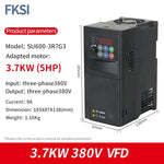 NEW SU600 VFD 0.75KW/1.5KW/2.2KW/3.7KW/5.5KW 220V/380V inverter Variable Frequency Drive Speed Controller for 3-phase Motor