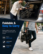 1200W Peak Motor Foldable Ebike, 25 MPH 45 Miles Range, Dual Suspension 14" Tires 3 Speed Modes, Commuter Electric Bike ,Custom