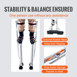SucceBuy Drywall Stilts Professional Aluminum lastering Stilt Ladder Adjustable Plastering Stilts Paint Painter Tool Stage Props