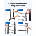 SucceBuy 3D Printer Filament Storage Rack 7Tier Heavy Duty Storage Shelves for 3D Printing Filaments Filament Spool Holders Rack