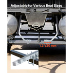 Amocart Boat Trailer Guides 2PCS High-Hardness Steel Trailer Guide-Ons Fits C-Channel Bunk-Style Pontoon Trailers/V-Hull Boats