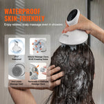 Amocart Electric Scalp Massager Rechargeable Head Massager Hair Growth Waterproof Portable Kneading Electric Scalp Scratcher