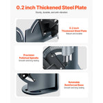SucceBuy Pipe Notcher 1/2 to 2-inch Tubing Notcher with 0 to 60° Adjustable Angle Pipe and Tube Notching Tool for Repair Shops