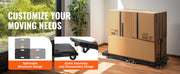 Bild in Galerie-Viewer laden, Amocart 2 Pack Furniture Mover Pallet Trolley 500 lbs Each Count with 4 Wheels Small Flat Dolly Cart for Industrial Machinery
