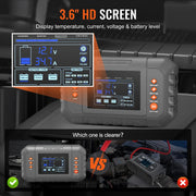 Bild in Galerie-Viewer laden, Amocart Smart Battery Charger 35-Amp Lithium LiFePO4 (AGM / Gel / SLA) with LCD Display Trickle Charger for Boat Motorcycle Use
